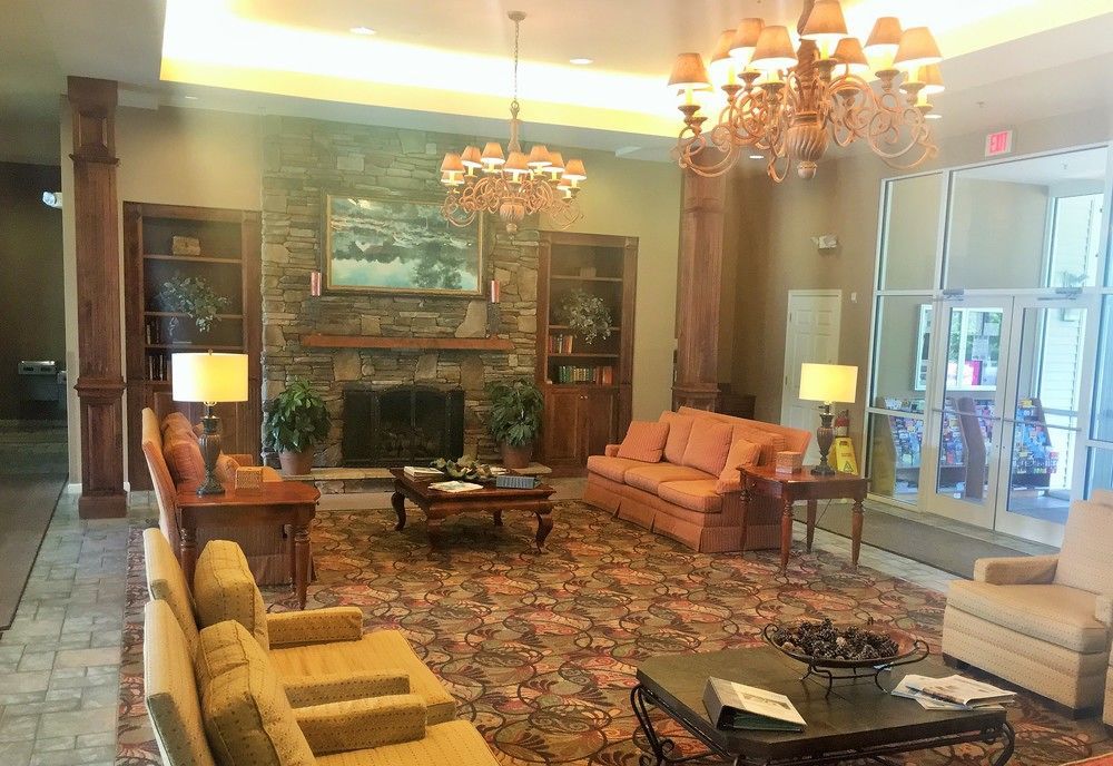 Vacation Village In The Berkshires Hancock Kültér fotó The lobby of the new building